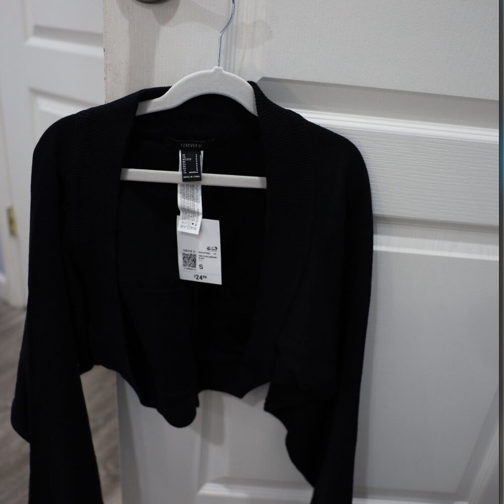 Women's Black Shrug